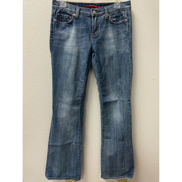 Vigoss Denim - Vigoss Venice Bootcut Jeans Women's Low Rise Denim Blue Wash Comfort Stretch